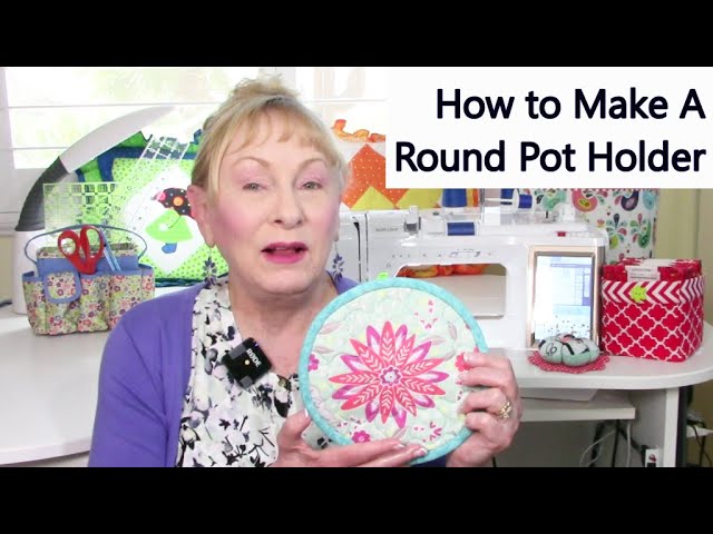 How to Sew a Pot Holder Easy | Quick and Easy Round Pot Holder Tutorial by The Sewing Room Channel (10 months ago)