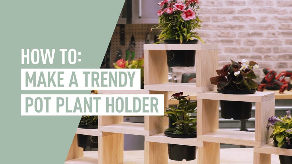 How to make a trendy pot plant holder by Ozito DIY (3 years ago)