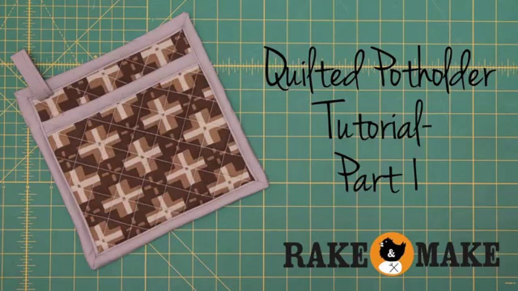 Potholder Tutorial Video Part 1 by Rake and Make (5 years ago)