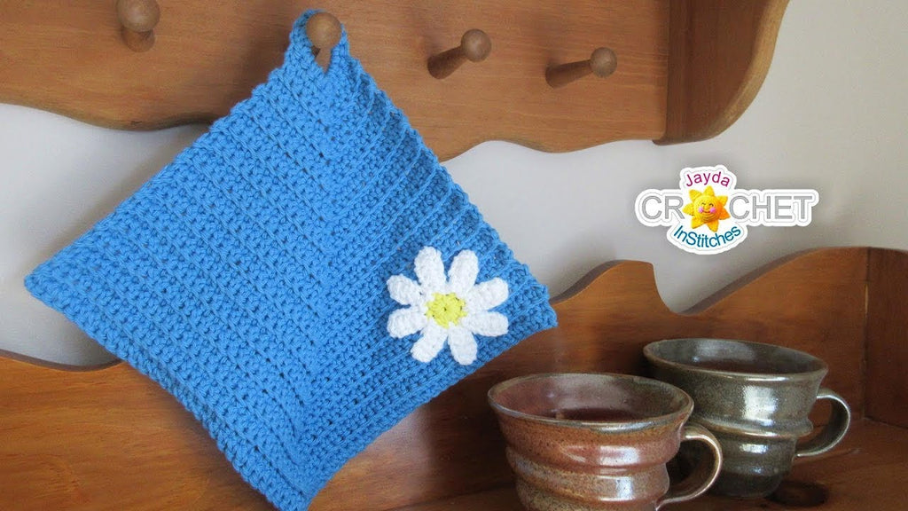 Crochet a really neat dishcloth for mom for Mother's Day! Be sure to make a few, everyone will want one :) Size 5.0 mm / US H hook, medium size 4 cotton yarn ...