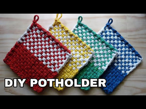 STEP BY STEP DIY Potholder from unused clothes with lighter color