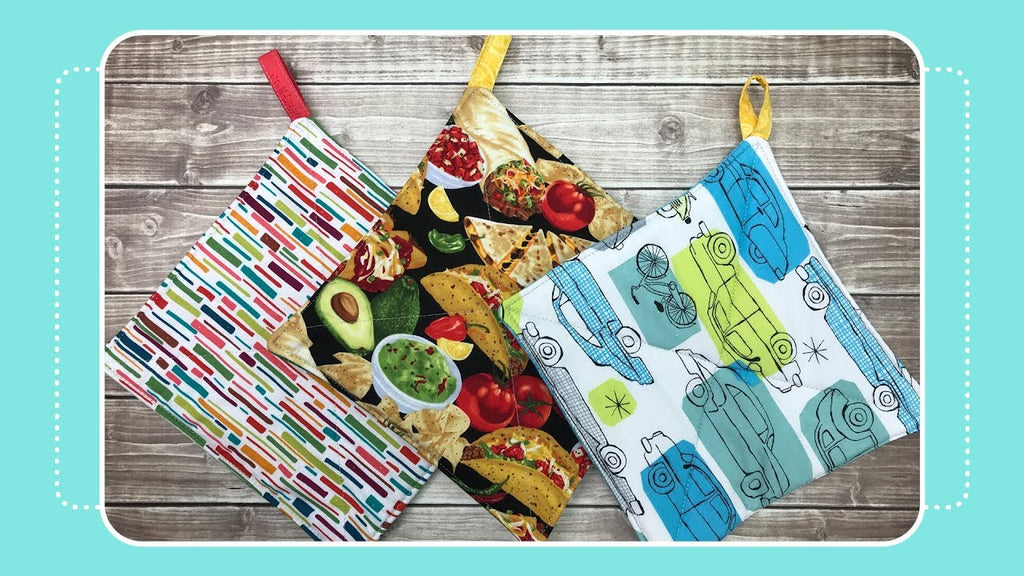 Welcome to Day 9 of 12 Days of Last Minute DIY Gifts! In this sewing tutorial I teach you how to make a quick and easy quilted potholder! This is so easy any ...