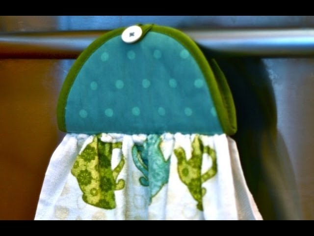 When you need a potholder or a dish towel, you need it right away! You can keep both handy with this combination Potholder Dishtowel