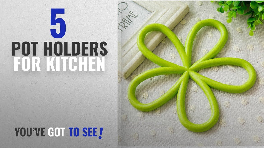 Top 10 Pot Holders For Kitchen [2018]: MSE SKY BLUE Silicone Heat-Proof Mat Anti-Slip Pot Holder ...