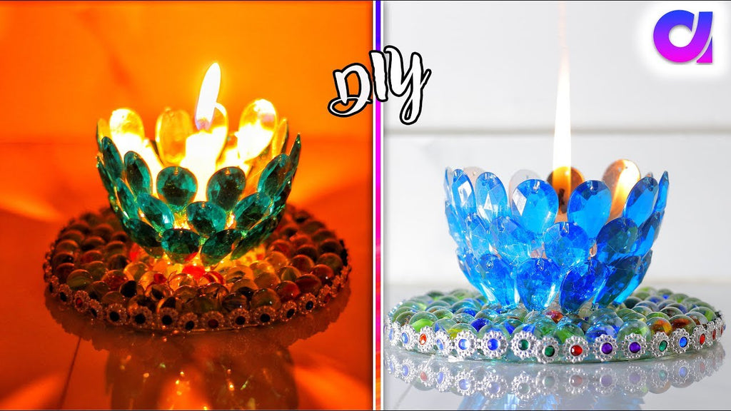 how to make candle holders at home | Cand stand | DIY | Artkala 279