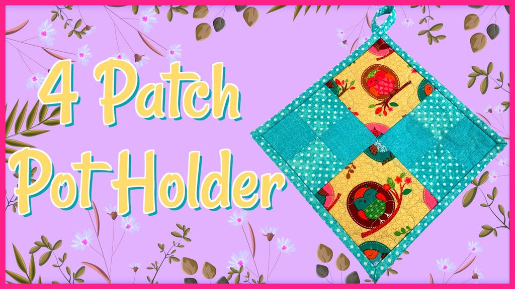 How To Make Pot Holders | 4 Patch Pot Holder | The Sewing Room Channel by The Sewing Room Channel (3 months ago)