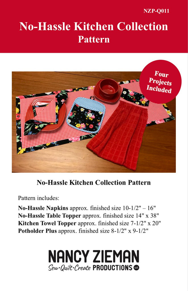 No-Hassle Kitchen Towel Topper Sewing Tutorial and NEW Wildflower Boutique Fabric Bundle Boxes at ShopNZP.com