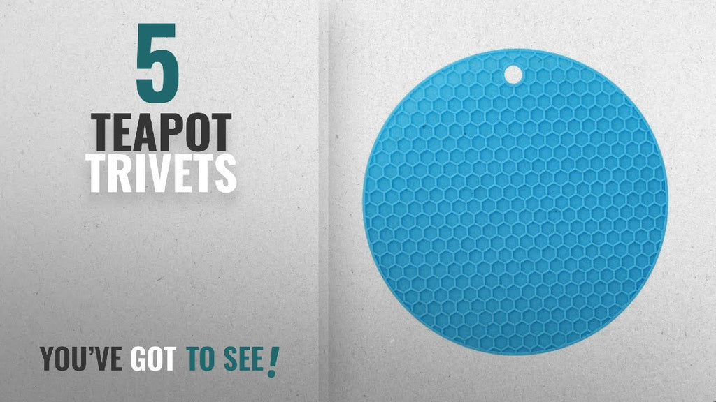 Top 10 Teapot Trivets [2018]: HENGSONG Silicone Non-slip Heat Resistant Trivet Pot Pan Rest Holder ...