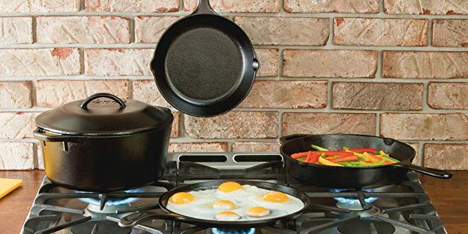 Replace Your Old Nonstick Pans With This Lodge Cast-Iron Set for $50