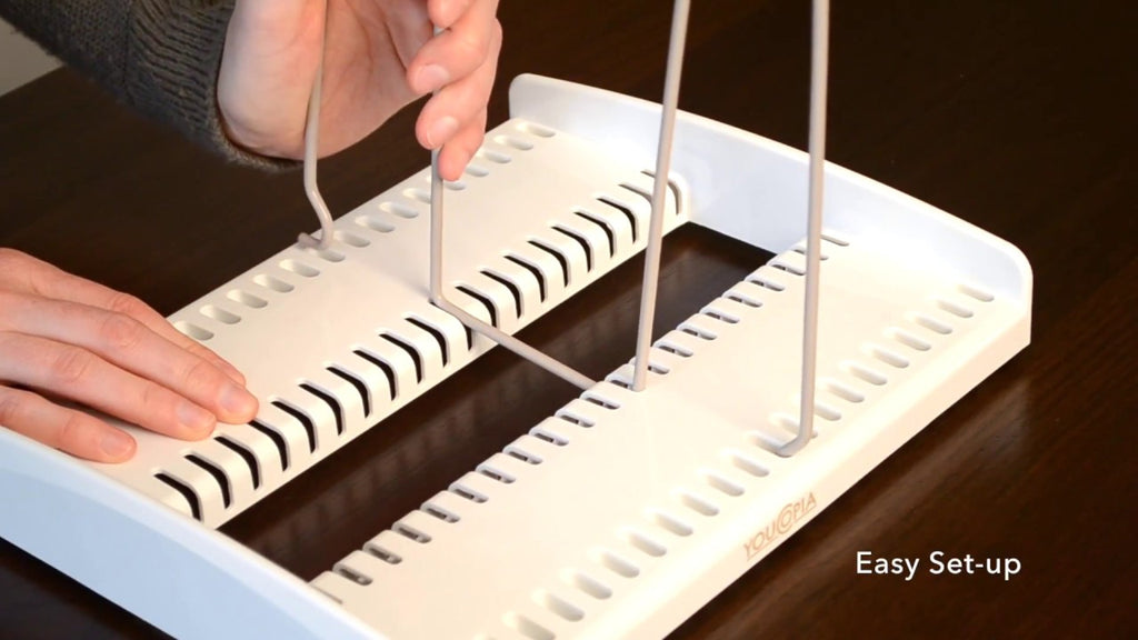 Customize your cabinet in less than ten minutes; no installation required! The StoreMore Cookware Rack features adjustable dividers to organize large items ...