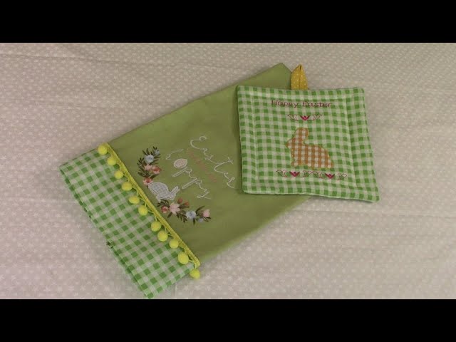 Easter Towel and Pot Holder Set by The Sewing Room Channel (1 year ago)