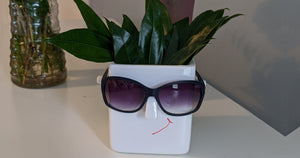 Novelty Face Planter Only $9 Shipped on Amazon | Holds Your Plant AND Glasse