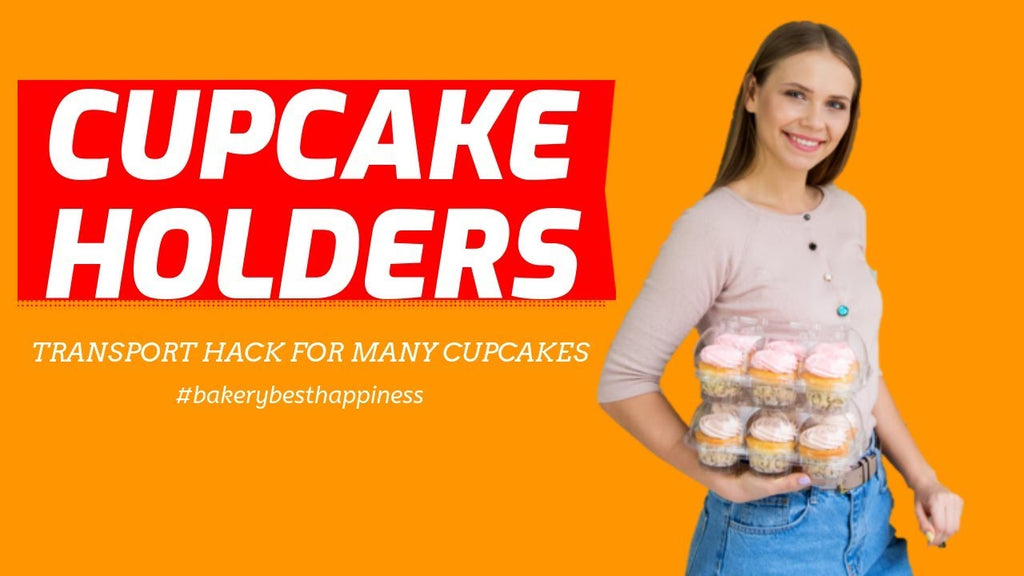 Bakerybest 6 Cupcake Holders Non-Slip Stackable, Keeps MESS away, Locks BEAUTY Check out: