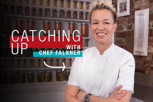 Per usual, Chef Elizabeth Falkner is always out and about