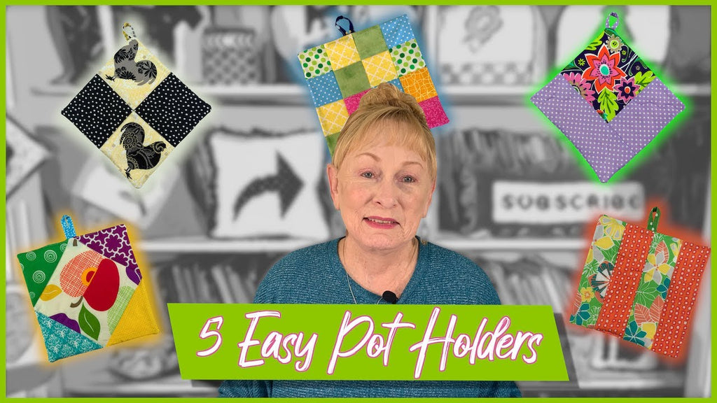 5 Easy Pot Holders | The Sewing Room Channel by The Sewing Room Channel (2 months ago)