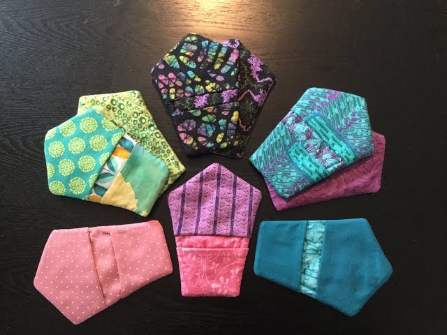 I will show you how to make your own template pattern and give you step by step instructions to make your finger thumb pot holders using scraps of fabrics.