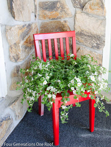 My DIY Wooden Chair Planter Idea