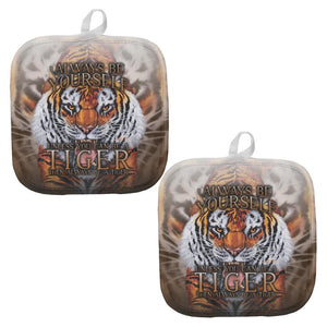 Always Be Yourself Unless Wild Tiger All Over Pot Holder (Set of 2)