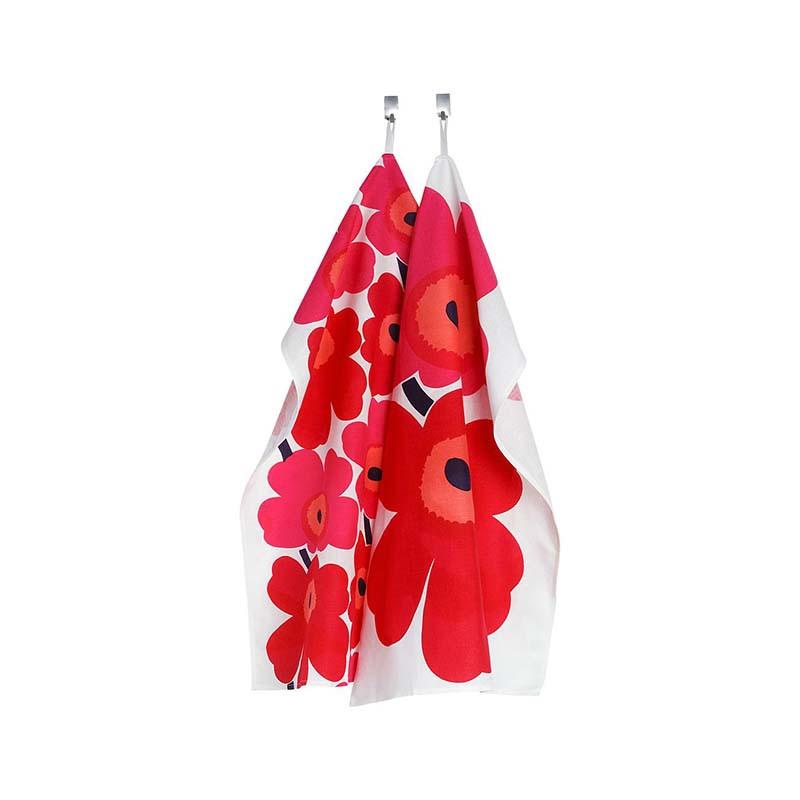 Marimekko Kitchen - Tea Towels - Unikko 001 Red (2 pieces)