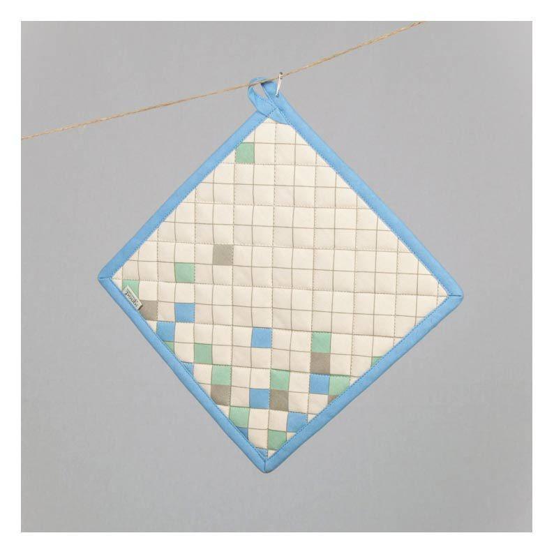 Square Pot Holder - Placid Blue