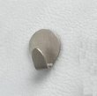 Spectrum Magnetic Round Hook - Size: Small - Color: Brushed Nickel - 10 Count