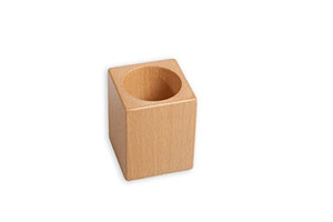 Amazing Child Small Wooden Pencil Holder - Attractive Small Pencil Pot Made from Beech