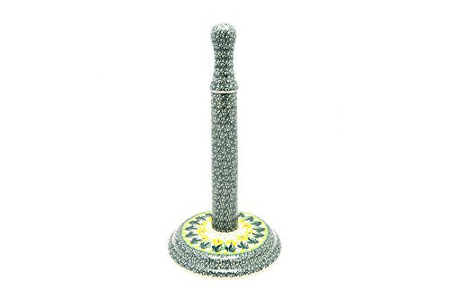 Polish Pottery Paper Towel Holder - Daffodil