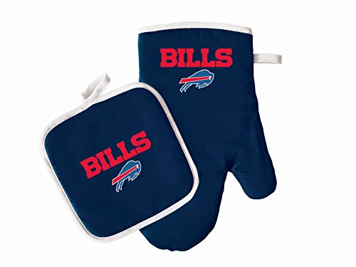 PSG Products Buffalo Bills Oven Mitt & Pot Holder Set Cooking Grilling Barbecue NFL Football