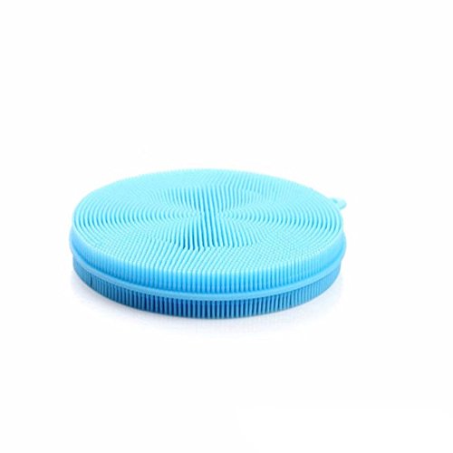 Silicone Kitchen Sponge, Antibacterial, Food-Grade, Mildew-Free, Non-Stick and BPA-Free. Multi-purpose Cleaning Magic Scrubber.