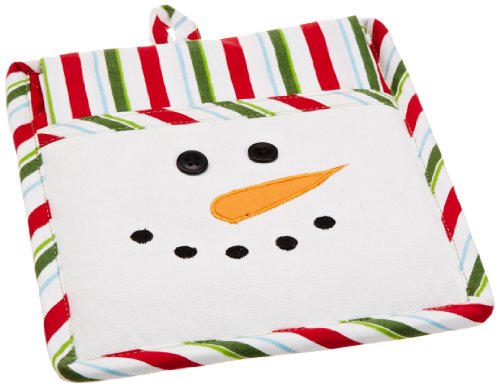 DII Snow Fun Snowman Kitchen Gift Set, Includes 1 Potholder and 1 Dishtowel