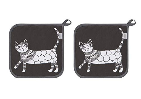 Now Designs Potholders Basic, Purr Party Print