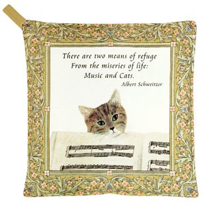 Musical Cat - Kitchen Potholder