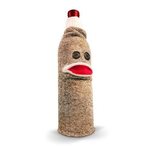 Wine Monkey Sock Bottle Holder