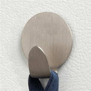 Spectrum Round Magnetic Hook - Size: Large - Color: Brushed Nickel - 2 Count
