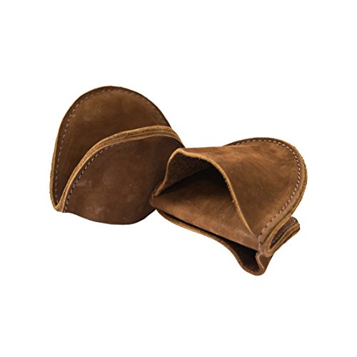 Hide & Drink Leather Pot Holder Mini Oven Mitt Oven Cooking Pinch Grips (2-Pack) Handmade Swayze Suede