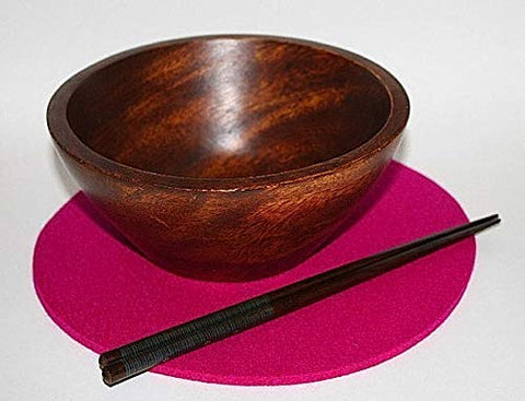 9" Merino Wool Felt Pot Holder Trivet
