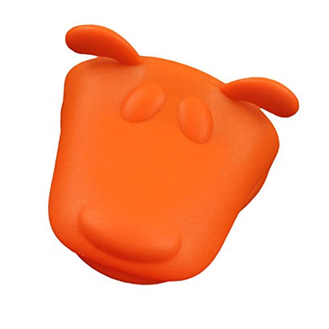 Fityle Cute Dog Barbecue Grill Gloves Pot Holder Oven Mitts Silicone Cooking Mitt,Safe Handling of Pots and Pans