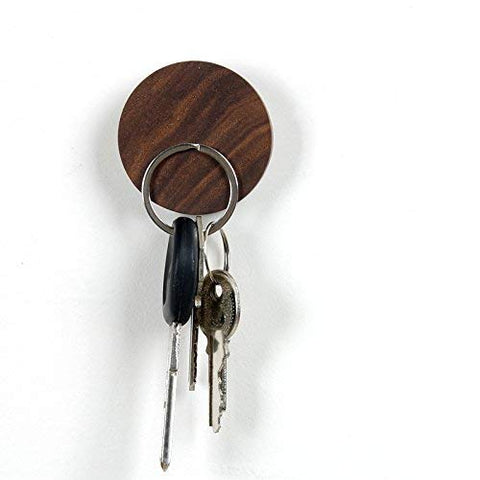 rund Cloud Key Hooks (Round Walnut Two Pack)