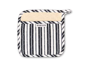 Williams-Sonoma Striped Potholder, Black