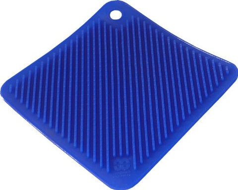 So-Cool Silicone Pot Holder/Trivet, Dark Blue