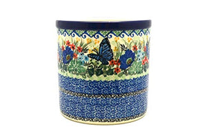 Polish Pottery Utensil Holder - Unikat Signature U4600