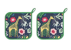 Now Designs Potholders Basic, Wild Bunch Print