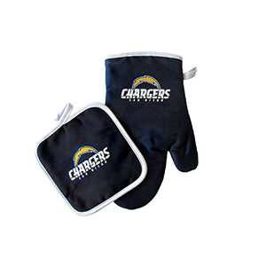 San Diego Chargers NFL Oven Mitt and Pot Holder Set