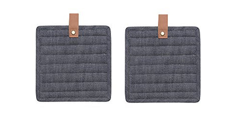 Now Designs Renew Potholders, Set of Two, Denim