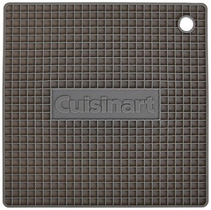 Cuisinart Multipurpose Silicone Kitchen Tool, Trivet/Pot Holder, Spoon Rest, Jar Opener, Coaster, Heat Resistant Pad, Gray