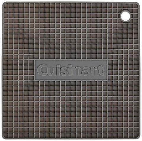 Cuisinart Multipurpose Silicone Kitchen Tool, Trivet/Pot Holder, Spoon Rest, Jar Opener, Coaster, Heat Resistant Pad, Gray