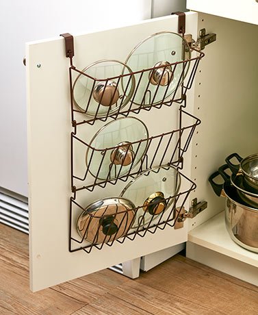 Cabinet Lid Organizers-Bronze