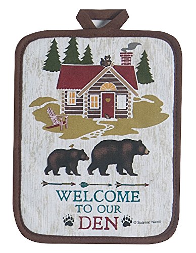 Kay Dee Designs Welcome to The Den Lodge Potholder