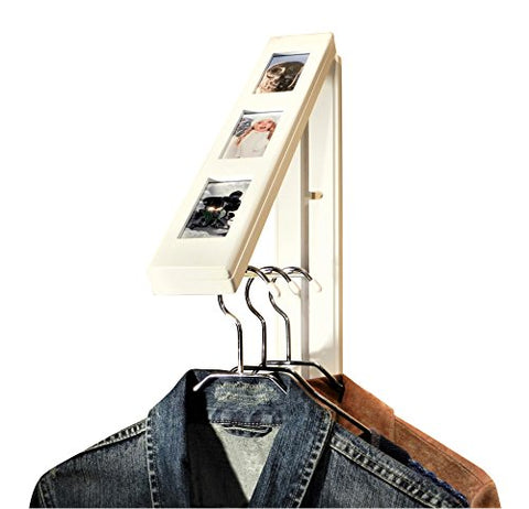 InstaHANGER Picture Perfect Closet Organizer, The Original Folding Drying Rack, Wall Mount