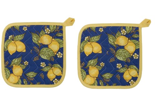 Now Designs Basic Potholders, Provencal Yellow, Set of 2